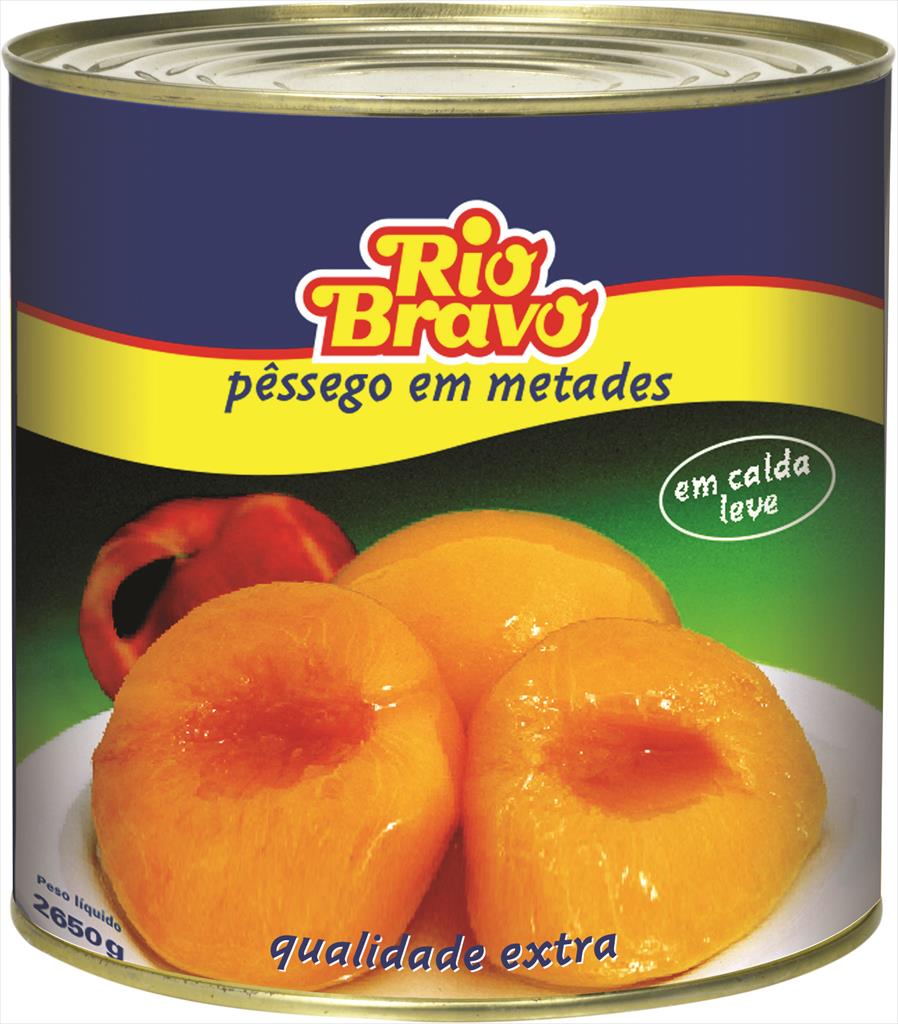 PESSEGO EM CALDA LATA 2,550 KG RIO BRAVO